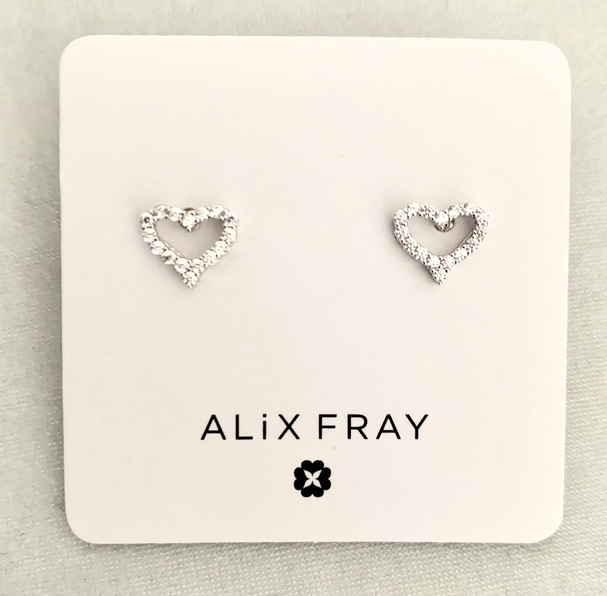 Open Heart Earrings