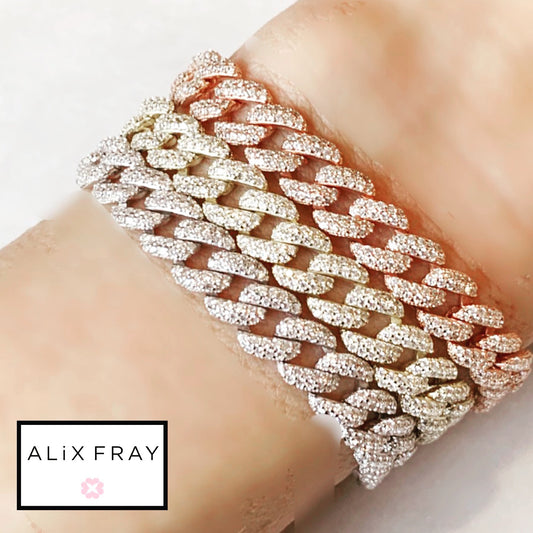 Pave Chain Link Bracelet