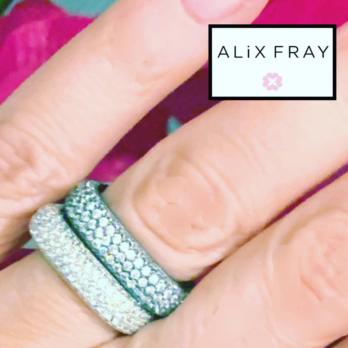 Medium Square Stack Rings