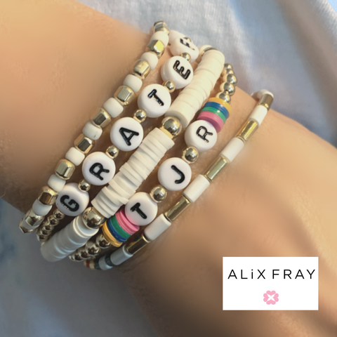 Custom Beaded Bracelet Stack